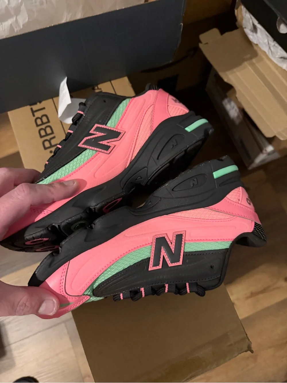 New Balance bright pink
